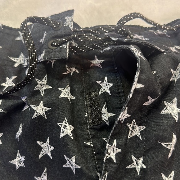 Ocean Current Black & Grey Stars and Stripes Swim Trunks/Board Shorts Size L - Picture 7 of 9